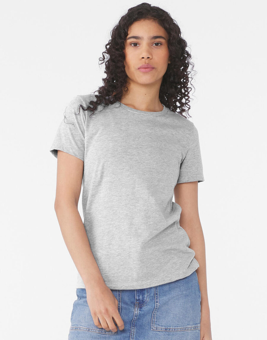 Women`s Relaxed CVC Jersey Short Sleeve Tee