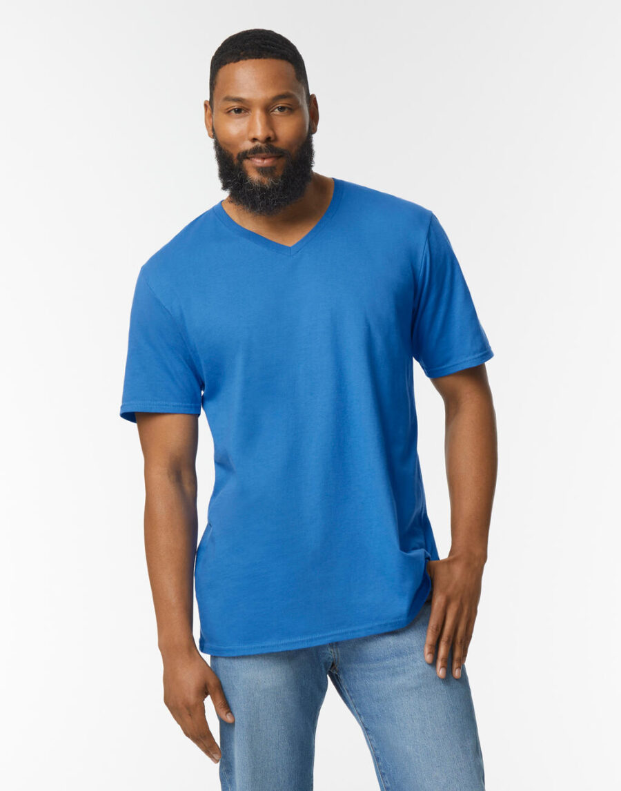 Gildan Mens Softstyle® V-Neck T-Shirt