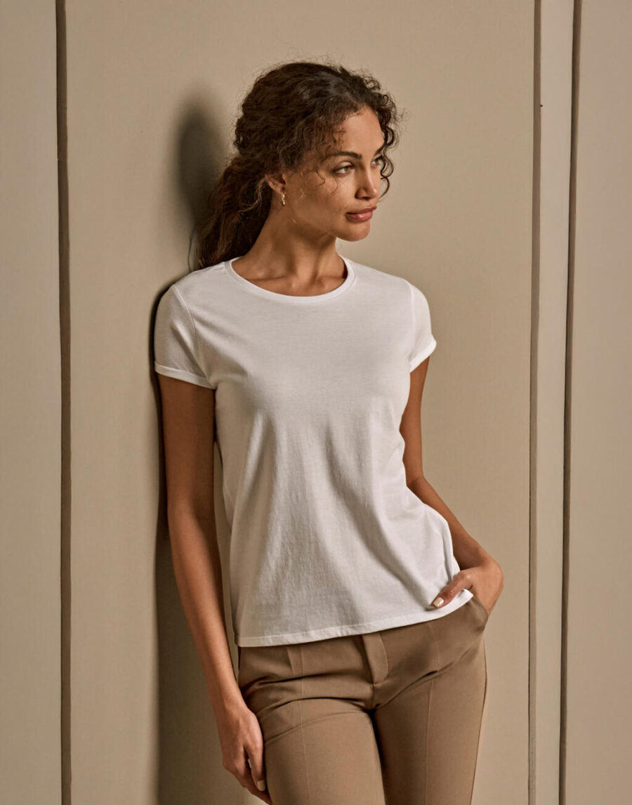 Ladies` Roll-Up Tee