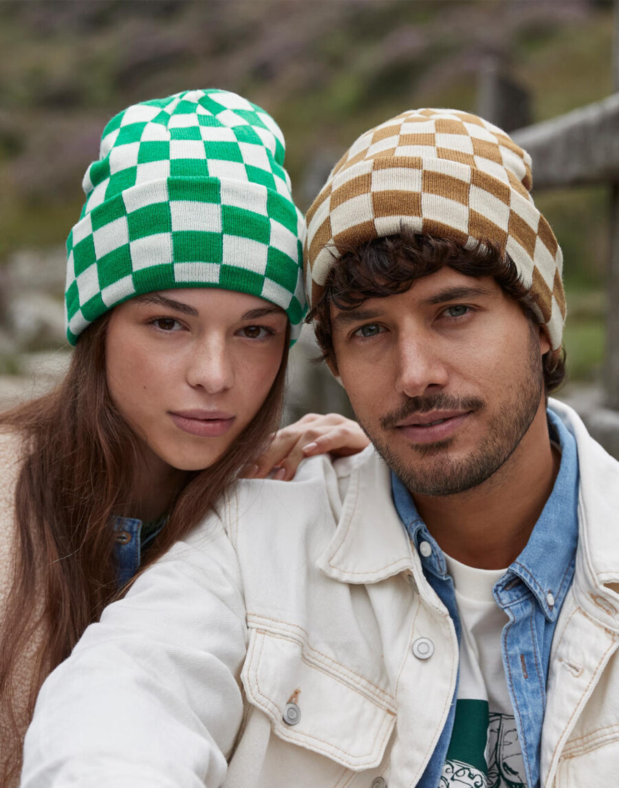 Checkerboard Beanie