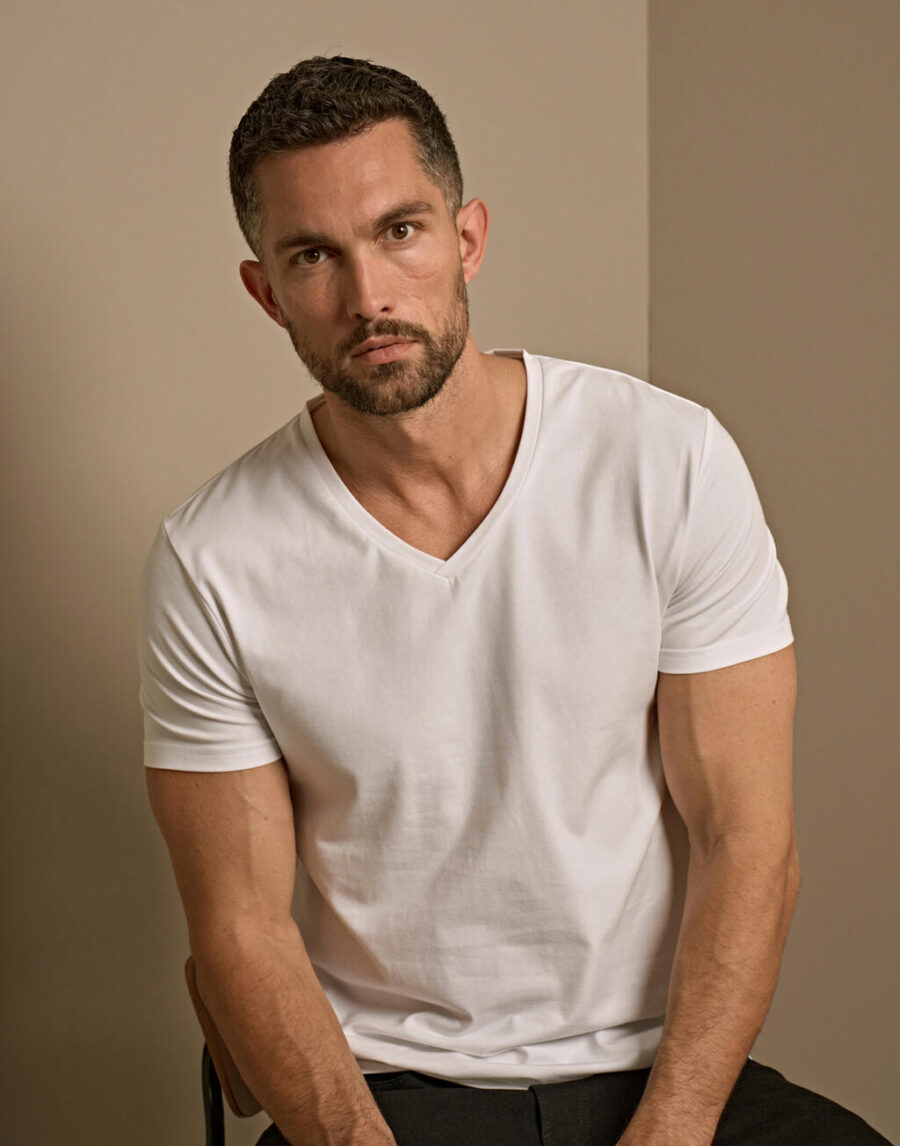 Men`s Stretch V-Tee