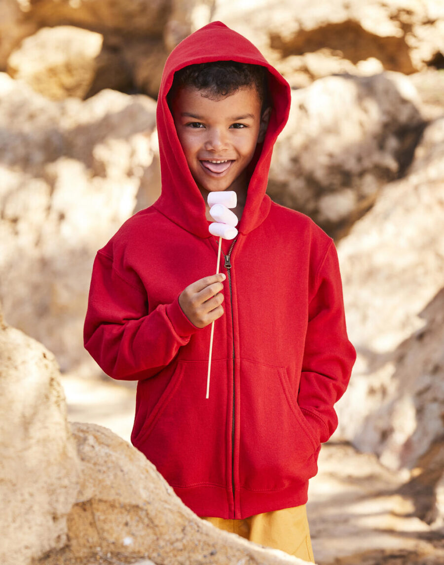 Kids` Classic Hooded Sweat Jacket