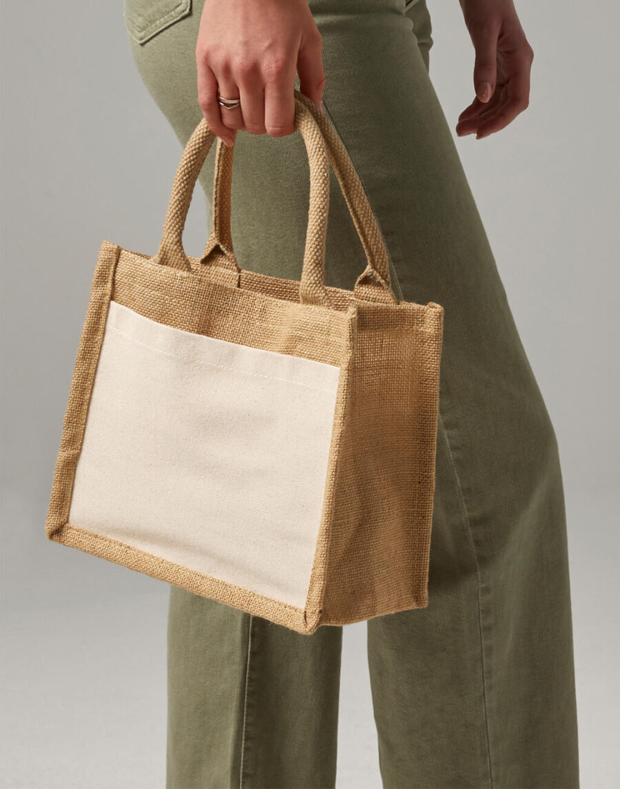 Cotton Pocket Jute Gift Bag