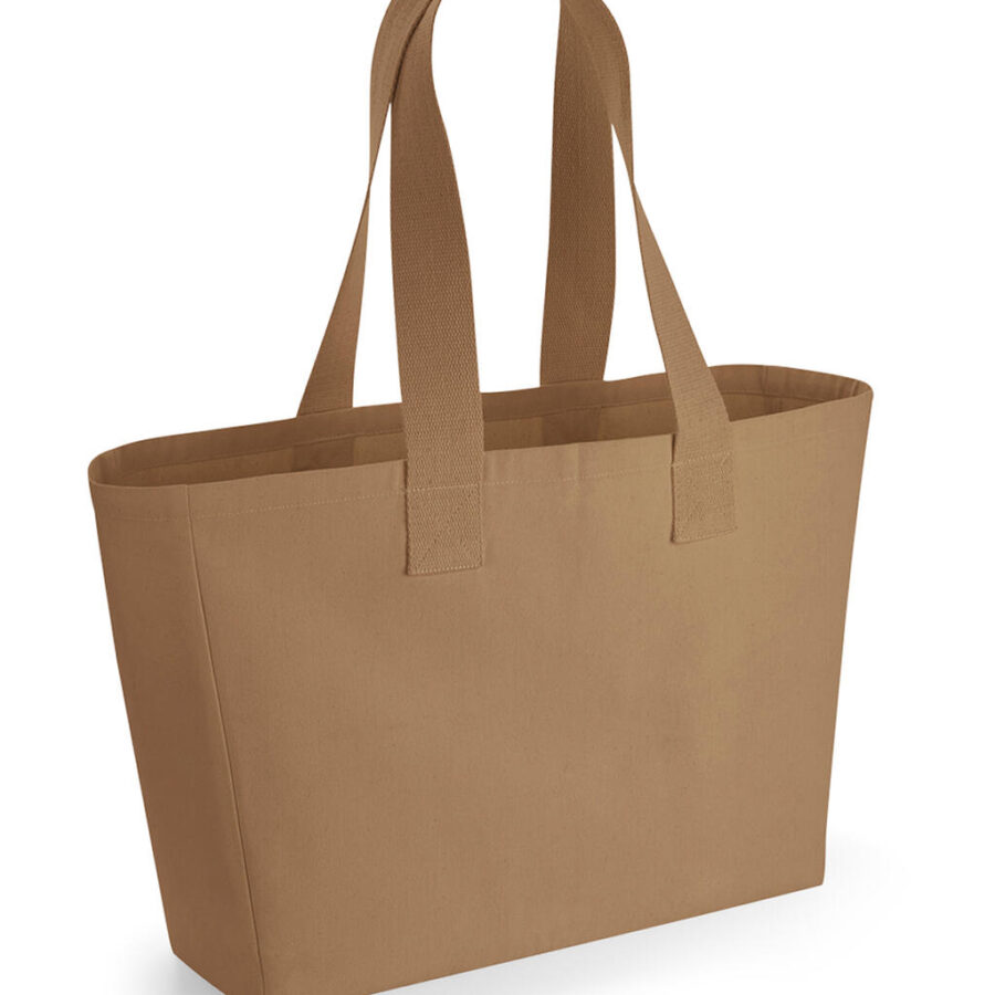 Everyday Canvas Tote - One Size, Caramel