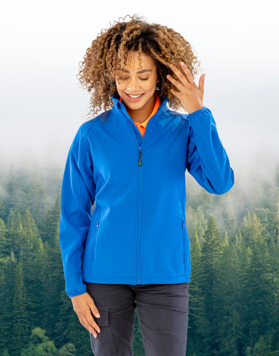 Women`s Recycled 2-Layer Printable Softshell Jkt